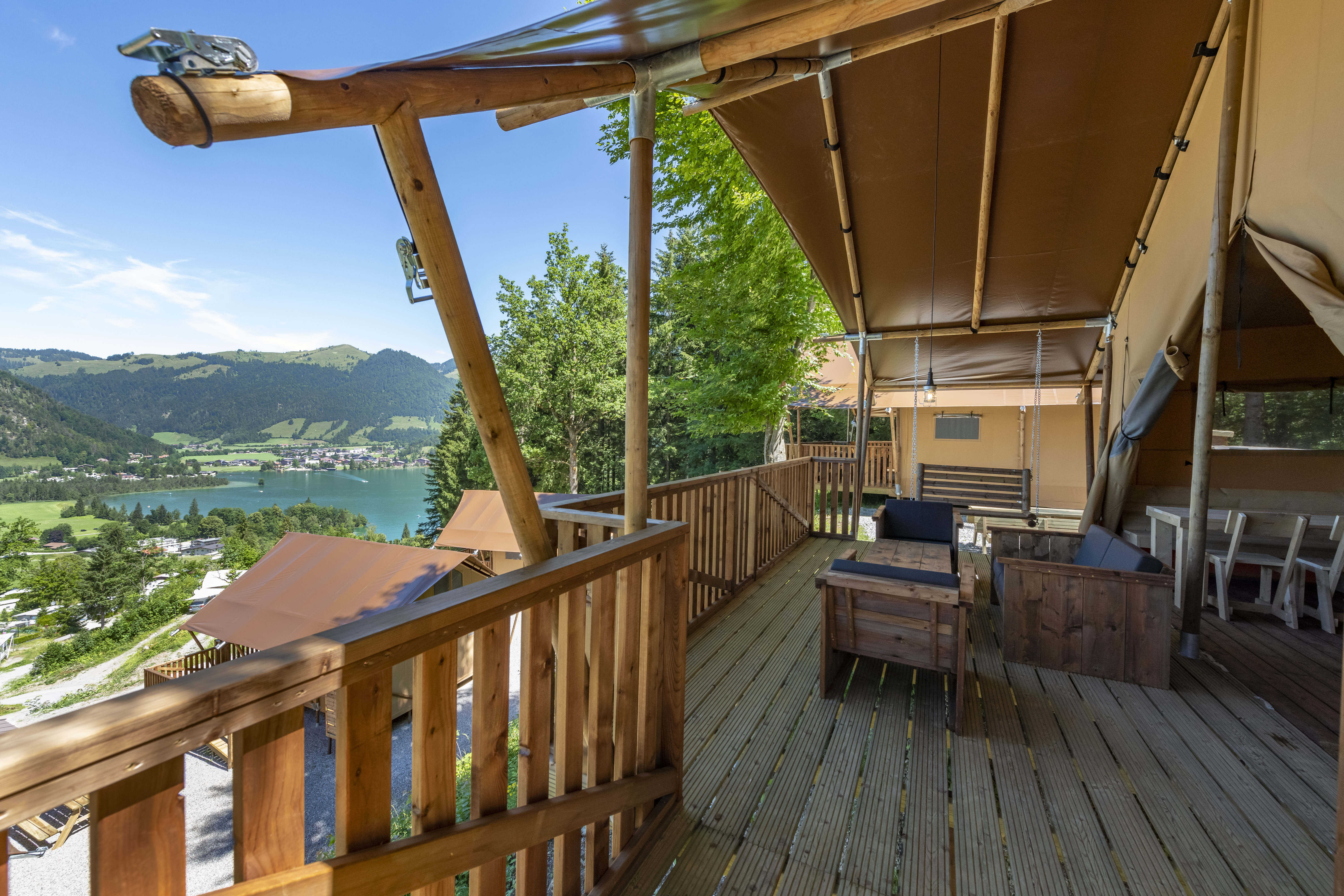 Glamping im Luxuszelt