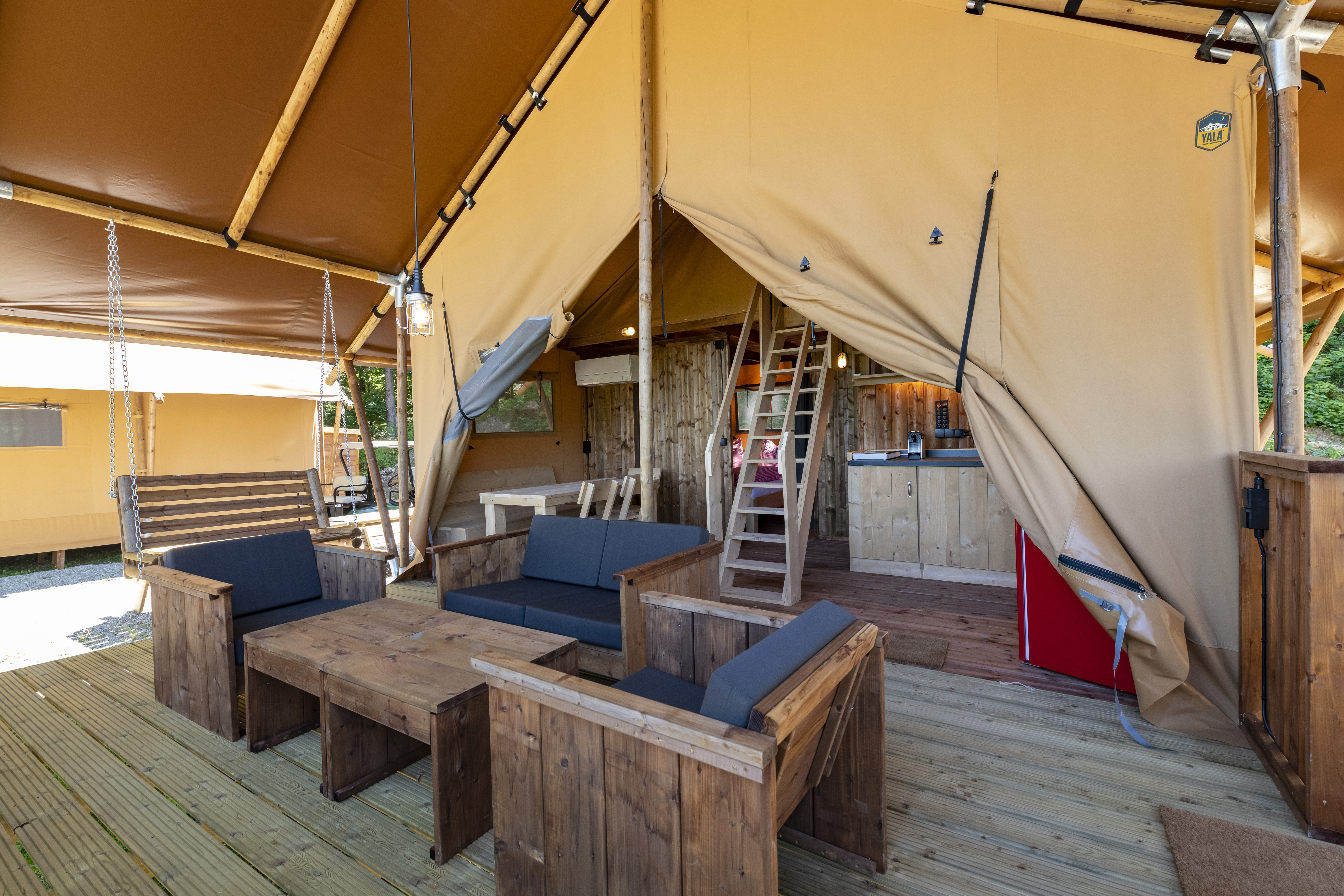 Glamping im Luxuszelt