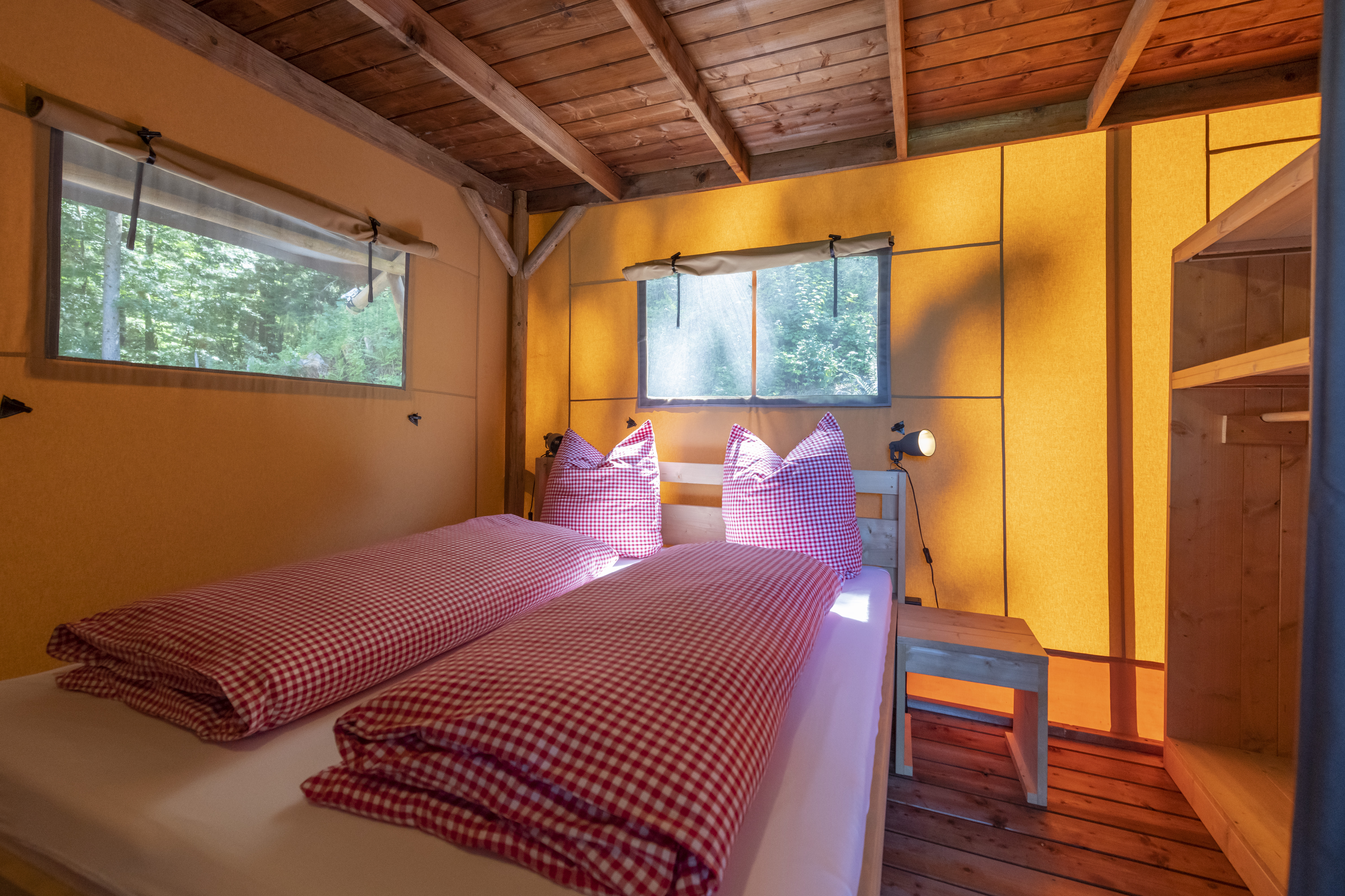 Glamping im Luxuszelt