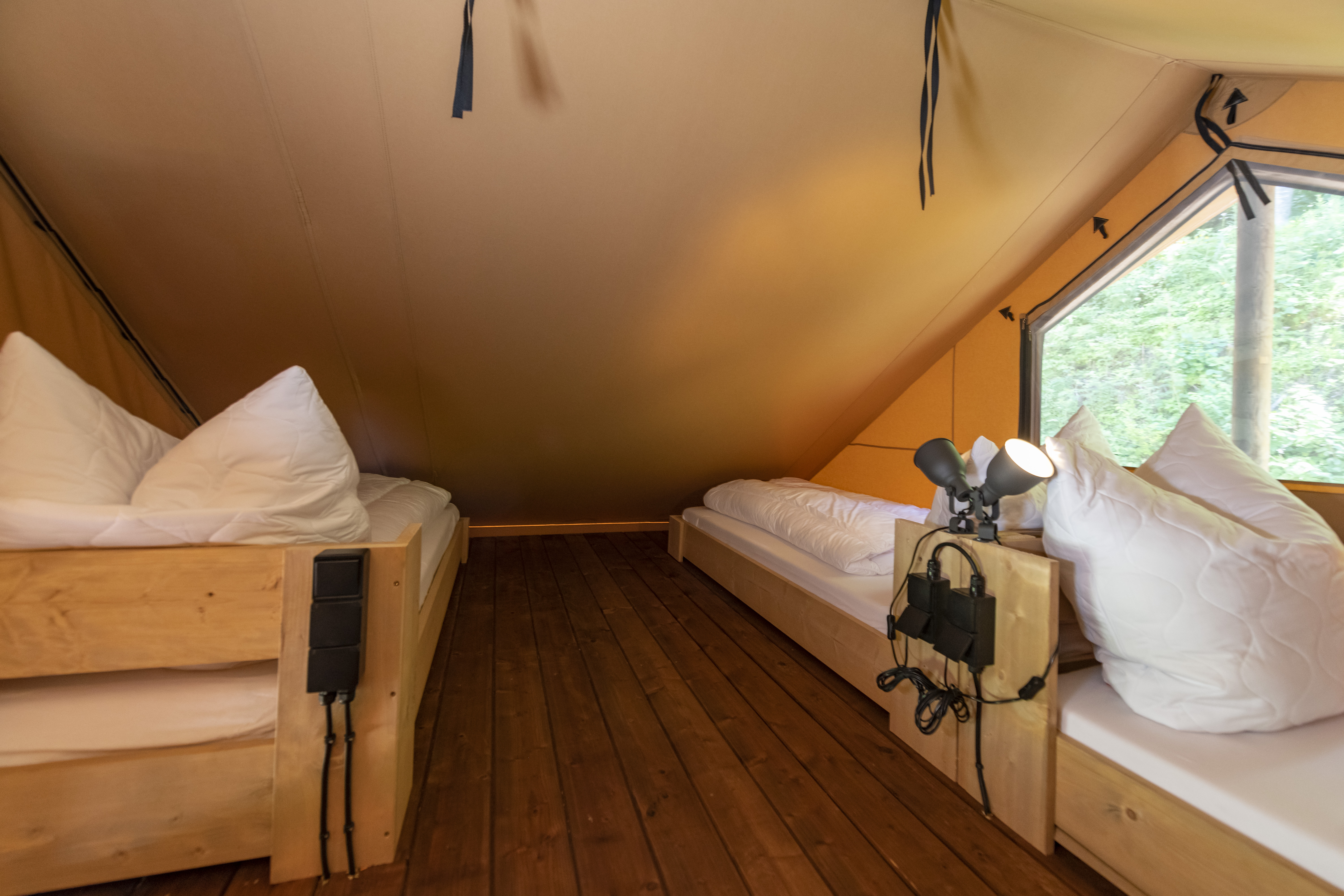 Glamping im Luxuszelt